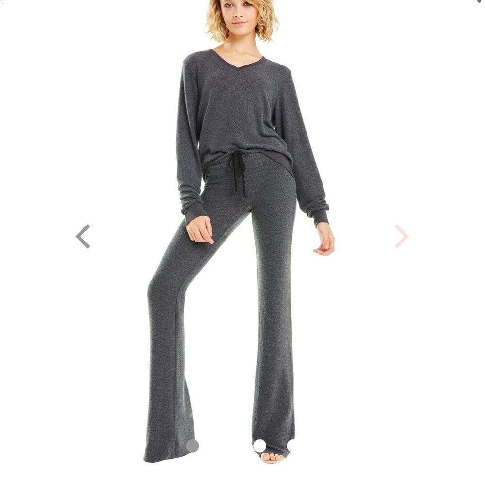 Wildfox black “Tennis Club” lounge set